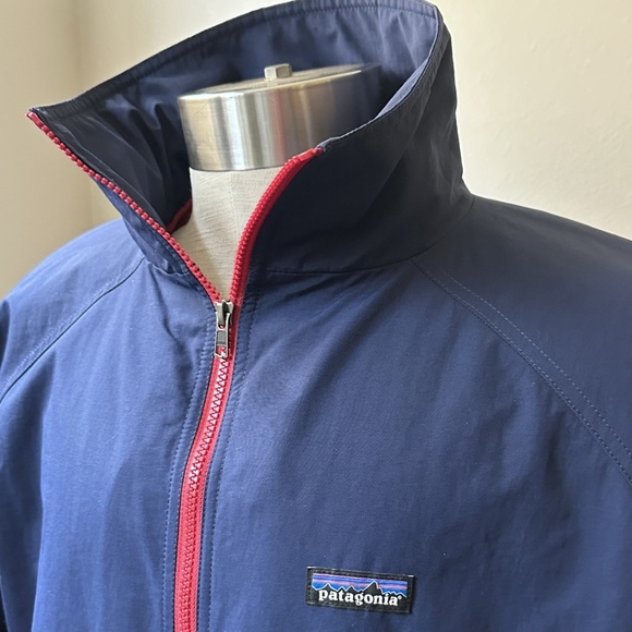 Patagonia Shelled Synchilla Navy Blue Jacket with Red Accent Men's L - Picture 2 of 5